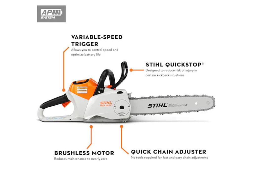 Stihl MSA 220 C-B 14 in. w/ AP300S Battery & AL300 Charger in Kerrville, Texas - Photo 2