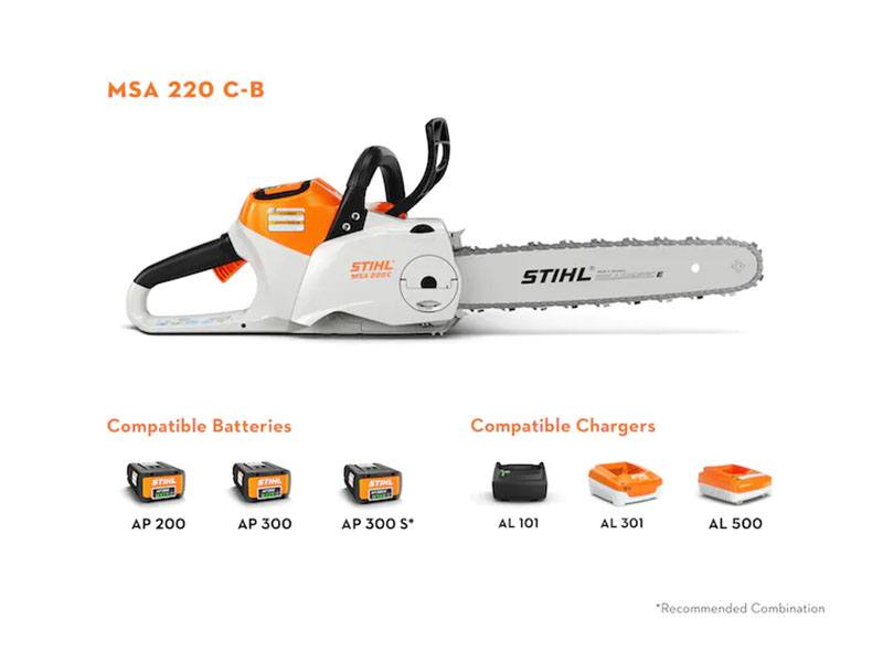 Stihl MSA 220 C-B 14 in. w/ AP500S Battery & AL500 Charger in Kerrville, Texas - Photo 3