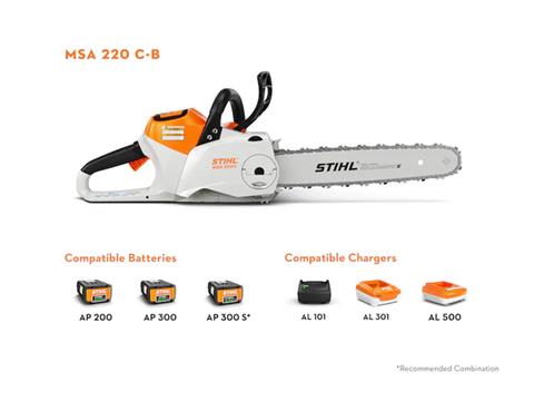 Stihl MSA 220 C-B 14 in. w/ AP500S Battery & AL500 Charger in Kerrville, Texas - Photo 3