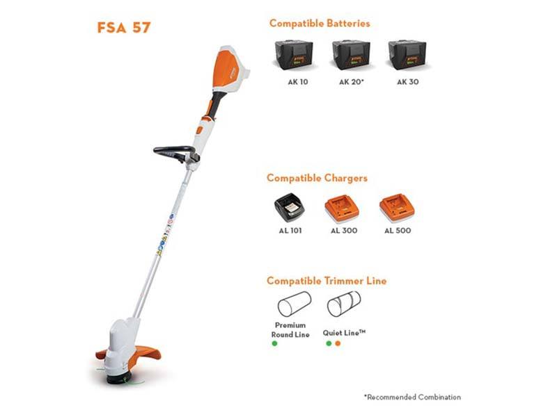 Stihl FSA 57 with AK 10 Battery & Charger in Cleveland, Ohio - Photo 2