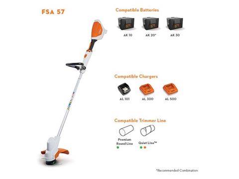 Stihl FSA 57 with AK 10 Battery & Charger in Thief River Falls, Minnesota - Photo 2