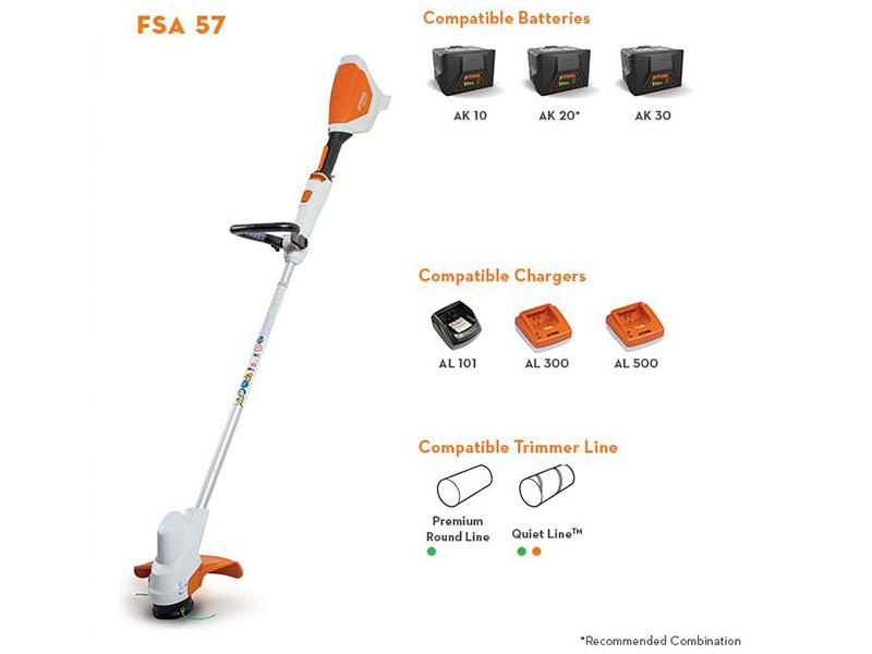 Stihl FSA 57 with AK 10 Battery & Charger in Elma, New York - Photo 2