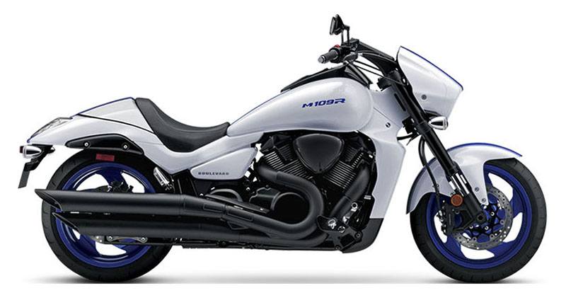 New 2019 Suzuki Boulevard M109r B O S S Motorcycles In Little Rock Ar N A Pearl Glacier White Pearl Vigor Blue