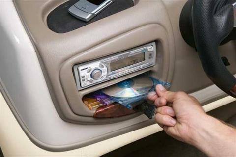 The Sony AM/FM/CD stereo also features storage space for CDs or an MP3 player underneath it. - Photo 9