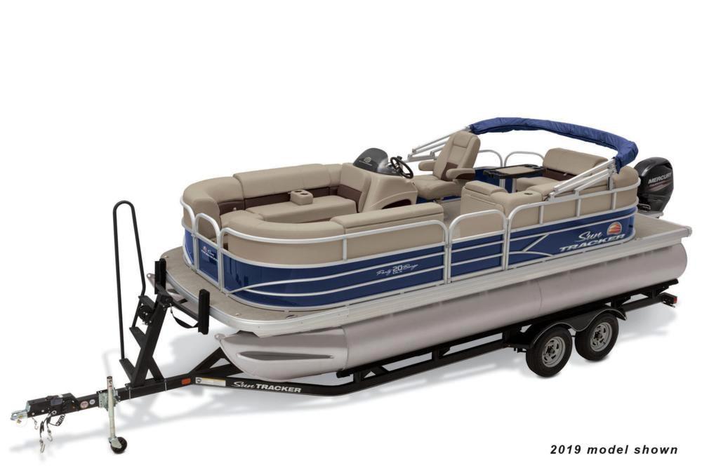 New 2020 Sun Tracker Party Barge 20 Dlx Power Boats Outboard In Appleton Wi Stock Number - Sun Tracker Pontoon Boat Seat Covers
