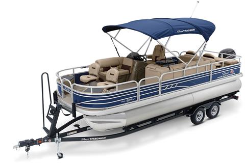 2022 Sun Tracker Fishin' Barge 22 DLX in Gaylord, Michigan - Photo 2