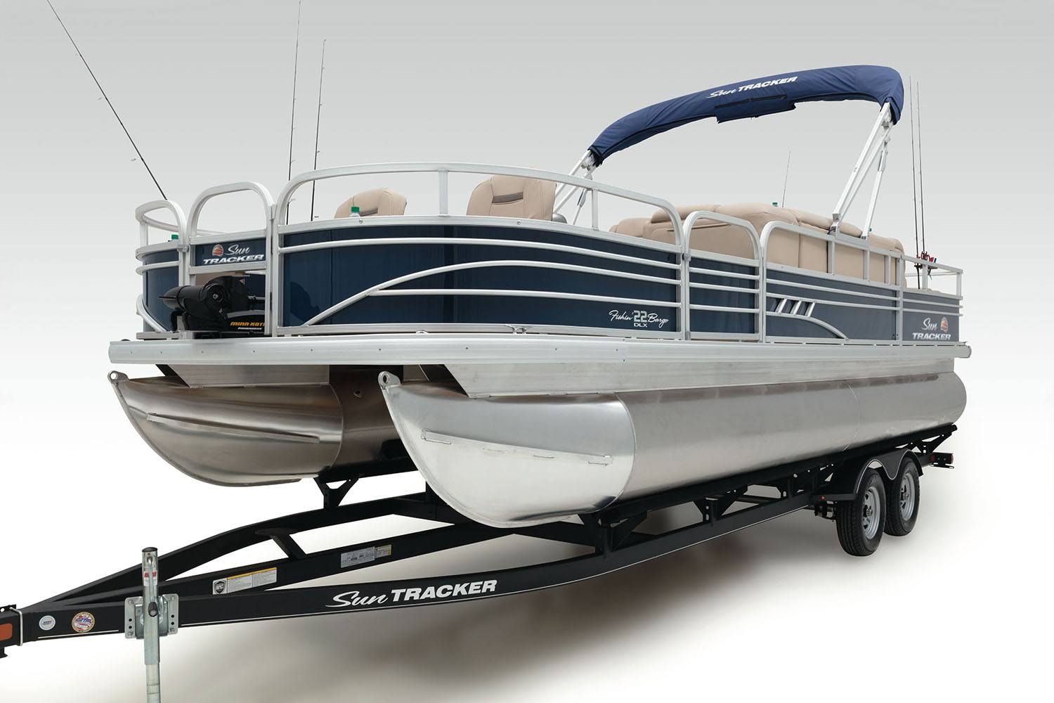 2022 Sun Tracker Fishin' Barge 22 DLX in Marquette, Michigan - Photo 11