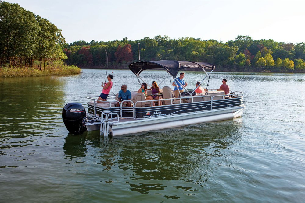 2022 Sun Tracker Fishin' Barge 24 DLX in Gaylord, Michigan - Photo 9