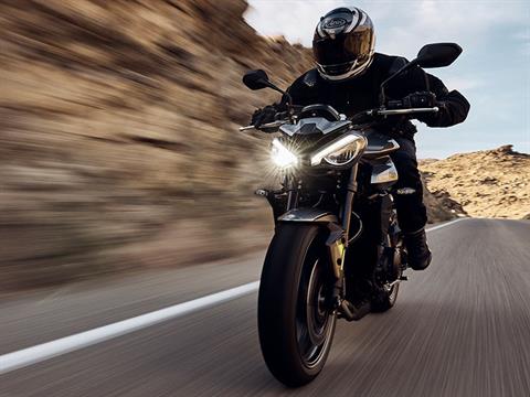 New 2024 Triumph Street Triple 765 R Crystal White | Motorcycles 