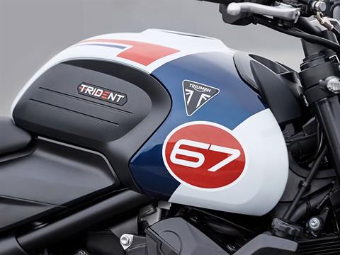 2025 Triumph Trident 660 Triple Tribute Edition in Fort Wayne, Indiana - Photo 5