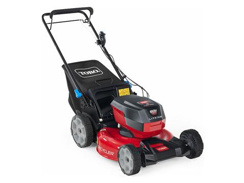 Toro Recycler 21 in. 60V Max Self-Propel w/ SmartStow w/ 6.0Ah Battery in Oxford, Maine