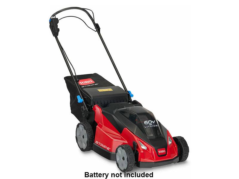 Toro Stripe 21 in. 60V Max Dual-Blades Self-Propelled - Tool Only in New Durham, New Hampshire - Photo 1