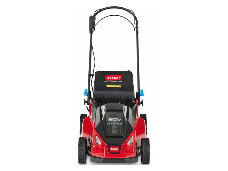 Toro Stripe 21 in. 60V MAX Dual-Blades Self-Propelled - 7.5Ah Battery/Charger Included in Greenville, North Carolina - Photo 2