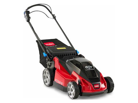 Toro Stripe 21 in. 60V MAX Self-Propelled - 5.0Ah Battery/Charger Included in Terre Haute, Indiana