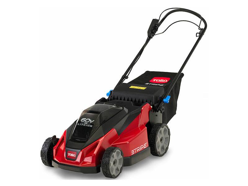Toro Stripe 21 in. 60V Max Self-Propelled - 5.0Ah Battery/Charger Included in New Durham, New Hampshire - Photo 2