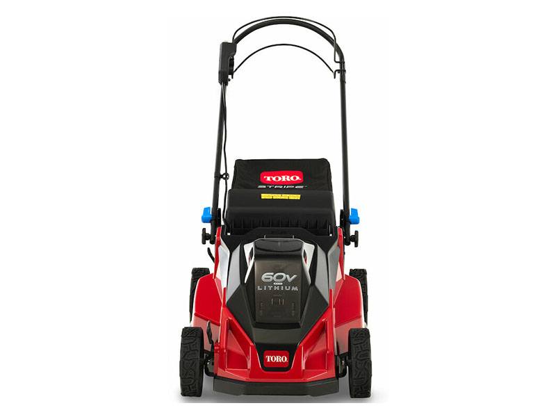 Toro Stripe 21 in. 60V Max Self-Propelled - 5.0Ah Battery/Charger Included in New Durham, New Hampshire - Photo 3