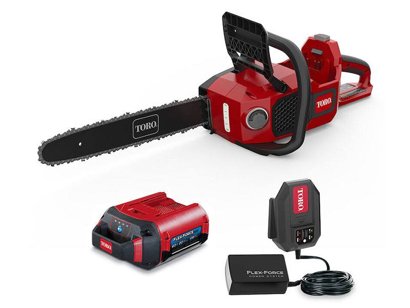 Toro 60V MAX 16 in. Brushless Chainsaw w/ 2.0Ah Battery in New Durham, New Hampshire - Photo 1