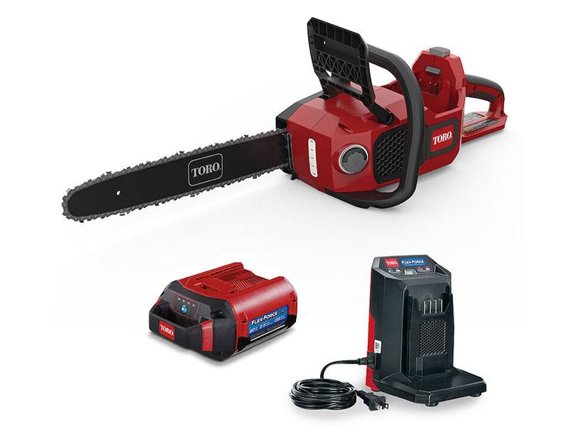 Toro 60V MAX 16 in. Brushless Chainsaw w/ 2.5Ah Battery in Trego, Wisconsin - Photo 1