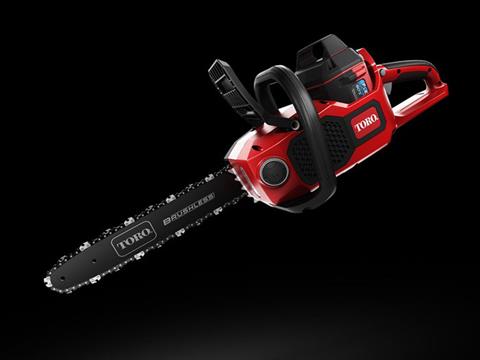 Toro 60V MAX 16 in. Brushless Chainsaw with 2.0Ah Battery in Eagle Bend, Minnesota - Photo 2
