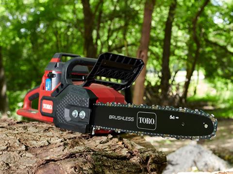 Toro 60V MAX 16 in. Brushless Chainsaw with 2.0Ah Battery in Eagle Bend, Minnesota - Photo 6