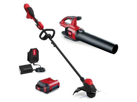 Toro 60V MAX 2-Tool Combo Kit: 100 mph Leaf Blower & 13 in. String Trimmer with 2.0Ah Battery in Old Saybrook, Connecticut