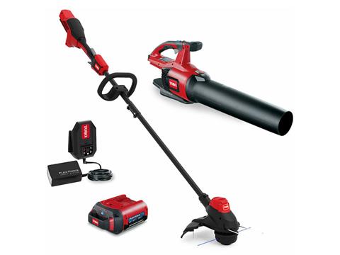 Toro 60V MAX 2-Tool Combo Kit: 100 mph Leaf Blower & 13 in. String Trimmer w/ 2.0Ah Battery in Eagle Bend, Minnesota