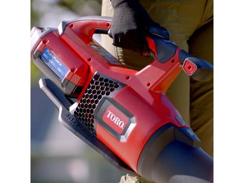 Toro 60V MAX 120 mph Brushless Leaf Blower w/ 2.5Ah Battery in Trego, Wisconsin - Photo 6