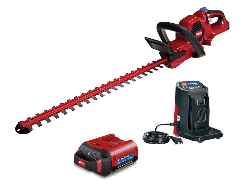 Toro 60V MAX 24 in. Hedge Trimmer w/ 2.5Ah Battery in Trego, Wisconsin - Photo 1