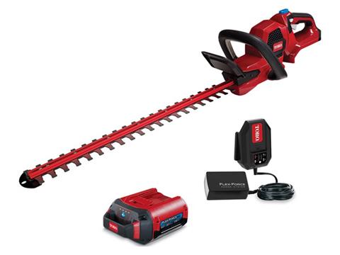 Toro 60V MAX 24 in. Hedge Trimmer with 2.0Ah Battery in Festus, Missouri