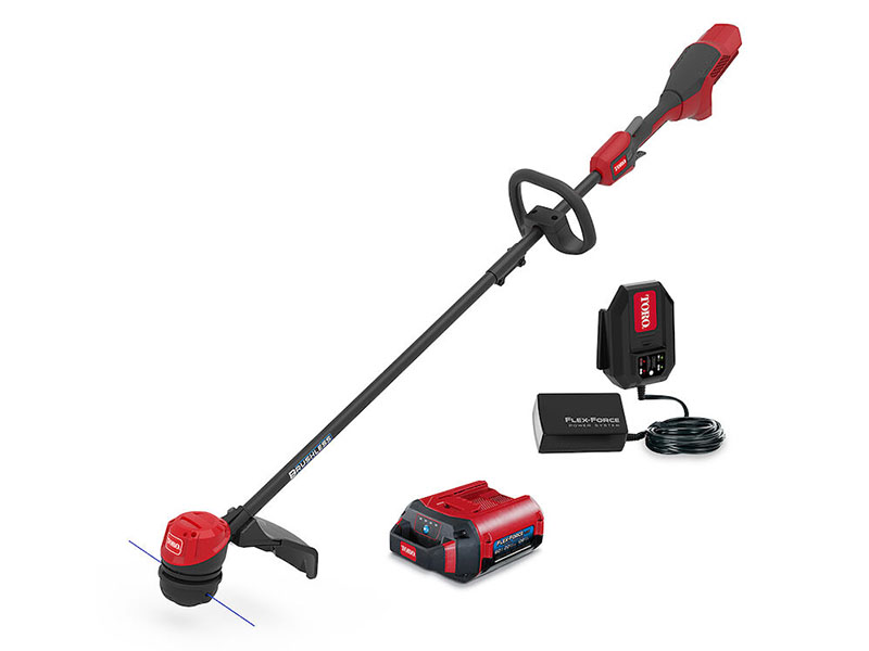 Toro 60V MAX 13 in. / 15 in. Brushless String Trimmer w/ 2.0Ah Battery in New Durham, New Hampshire - Photo 1