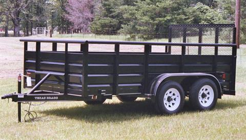 2024 Texas Bragg Panel Wagon Trailers 12 ft. in Bastrop, Texas - Photo 1