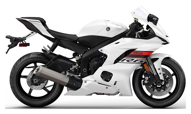 New 2019 Yamaha Yzf R6 Intensity White Motorcycles In San Jose Ca