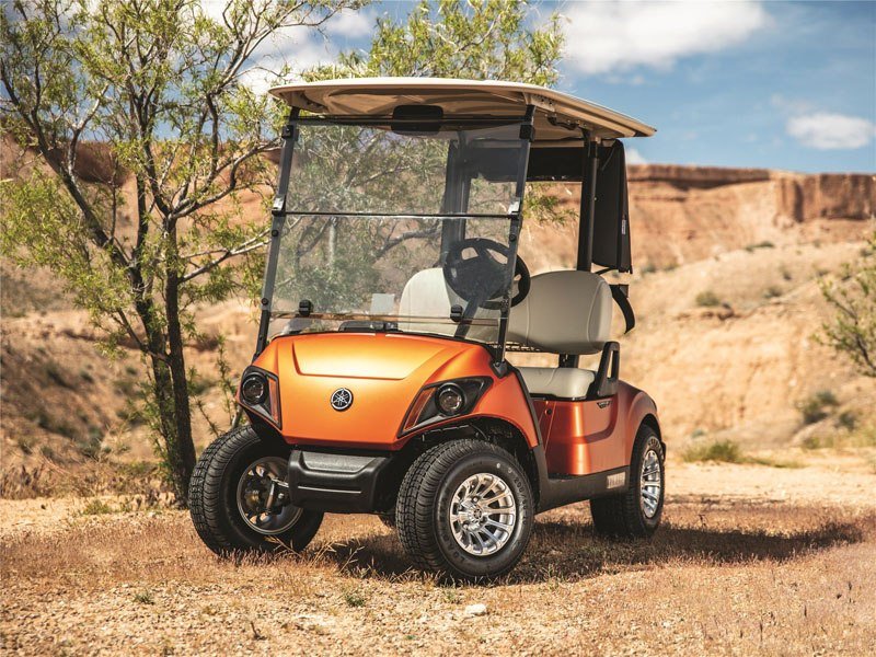 New 2021 Yamaha Drive2 Ptv Quietech Efi Atomic Flame Matte Golf Carts In Shawnee Ok - Seat Covers For 2021 Yamaha Golf Cart