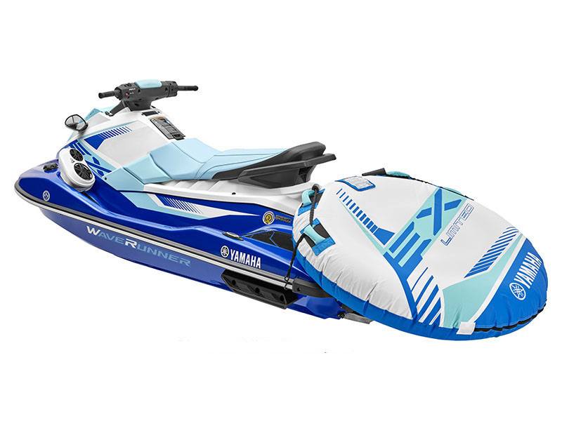New 2022 Yamaha EX Limited Watercraft in Osseo MN Azure Blue / Mint