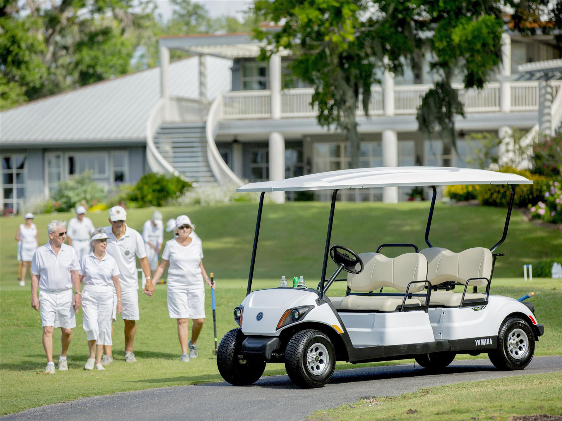 New 2024 Yamaha Concierge 4 PowerTech AC Glacier Golf Carts For Sale   2000000008 