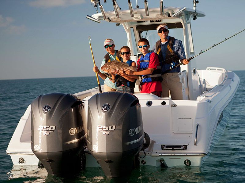 Yamaha F250 4.2L V6 Offshore w/ DES 35 in. DEC R Rotation in Lake Mills, Iowa - Photo 9